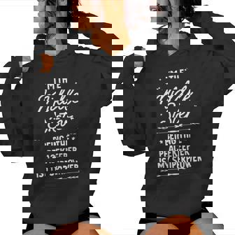 I'm The Middle Sister I Am Reason We Have Rules Sibling Women Hoodie - Thegiftio UK