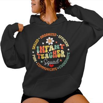 Infant Room Squad Teacher Matching Back To School Women Hoodie - Thegiftio UK