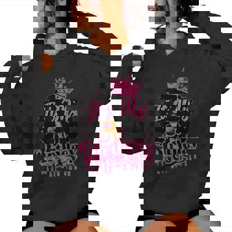 It's My Birthday Queen African American Afro Black Women Women Hoodie - Thegiftio UK