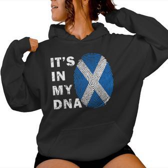 It's In My Dna Scotland Flag Proud Scottish Women Women Hoodie - Thegiftio UK