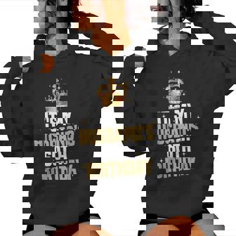 It's My Husband's 60Th Birthday Husband 60 Years Old Wife Women Hoodie - Thegiftio UK