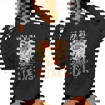 Just A Girl Who Loves Foxes Fox Lover Women Hoodie - Thegiftio UK