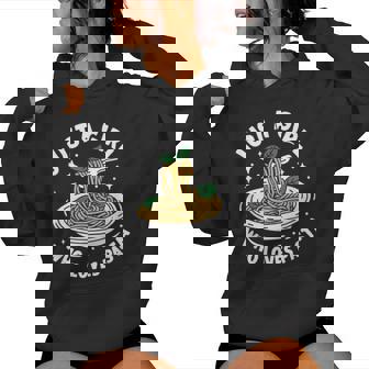 Juste Une Fille Qui Aime Les Pâtes Sweat à capuche femme - Cadeauxyz