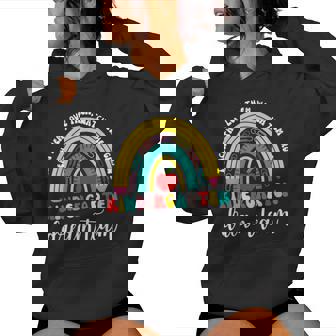 Kindergarten Dream Team Retro Rainbow Back To School Teacher Women Hoodie | Seseable CA