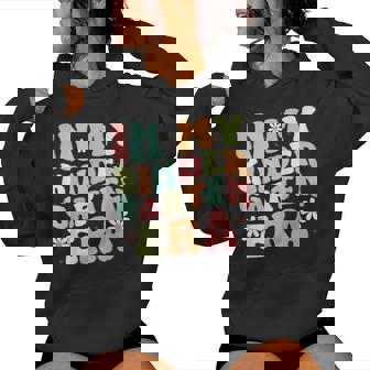 In My Kindergarten Era Groovy Kindergarten Back To School Women Hoodie | Mazezy