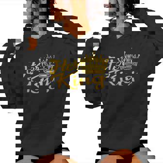 Her King His Queen Crown Valentine Couple Matching Women Hoodie - Monsterry