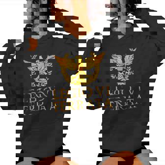 Legioi Ferrata Roman Legion Spqr Sudadera con capucha para mujer - Regaloses
