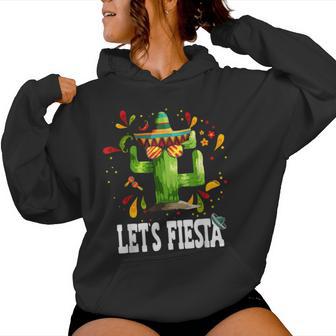 Let's Fiesta Cactus Mexican Party Tacos Nacho Avocado Kapuzenpullover für Damen - Geschenkecke