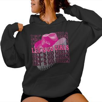 Let´S Go Girls Country Southern Western Leopard Cow Women Hoodie - Thegiftio UK