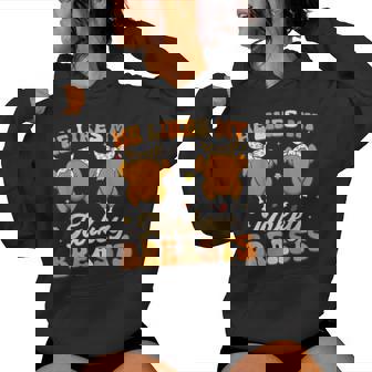 He Likes My Turkey Breasts Couple Matching Thanksgving Women Women Hoodie - Thegiftio UK
