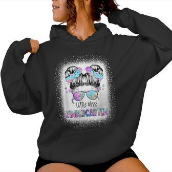 Little Miss Kindergarten First Day Of School 1St Day Girls Women Hoodie - Thegiftio UK