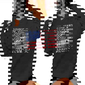 Loves Jesus And America Too Usa Patriotic Christian Women Hoodie - Thegiftio
