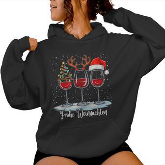 Lustiges Weihnachts Outfit Partner Frauen Frohe Weihnachten Kapuzenpullover für Damen - Geschenkecke