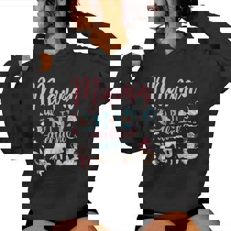 Mama Of The Birthday Girl Mama In Onderland 1St Birthday Women Hoodie - Thegiftio