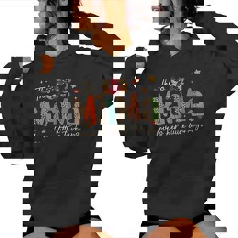This Mama Loves Her Little Turkeys Thanksgiving Turkey Fall Women Hoodie - Monsterry