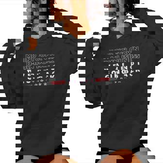 Mind Your Own Damn Business We Are Not Going Back Walz Women Hoodie | Mazezy