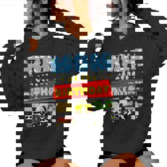 Mom And Dad Birthday Boy Cowboy Family Party Decorations Women Hoodie - Monsterry