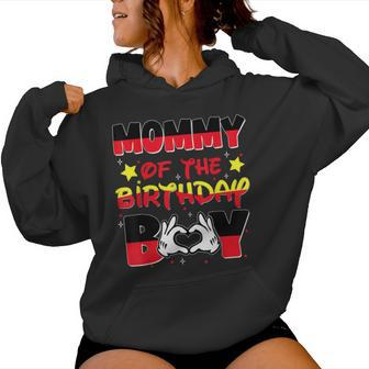 Mom And Dad Mommy Of The Birthday Boy Mouse Family Matching Women Hoodie - Monsterry CA