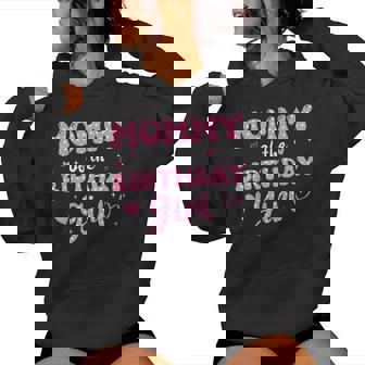 Mommy Of The Birthday Pink Girl Matching Family Women Hoodie - Monsterry