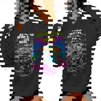 Monster Truck Mom Monster Truck Are My Jam Truck Lovers Women Hoodie - Monsterry