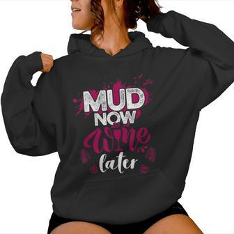 Mud Run For Mud Girl Run Mud Team S Kapuzenpullover für Damen - Seseable