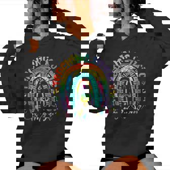 Musical Teacher Teaching Music Is My Jam Rainbow Tie Dye Women Hoodie | Seseable UK