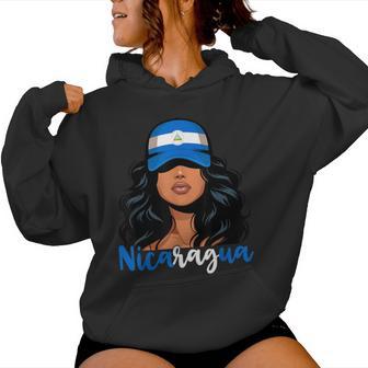 Nicaraguan Girl Nicaragua Flag Proud Nicaragüense Women Women Hoodie - Thegiftio UK