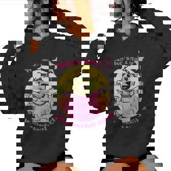 No Because No Who's That Wonderful Girl Women Hoodie - Seseable