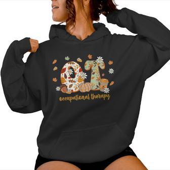 Occupational Therapy Fall Ot Ota Autumn Thanksgiving Women Hoodie - Thegiftio UK