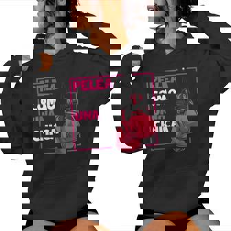 Octubre Rosa Pelea Como Una Chica El Cancer De Mama Sudadera con capucha para mujer - Regaloses