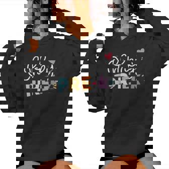 Oh Hey Pre-K Back To School Student Teacher Preschool Women Hoodie | Mazezy