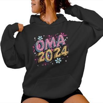 Oma Werden Werdende Oma Announcement Kapuzenpullover für Damen - Geschenkecke