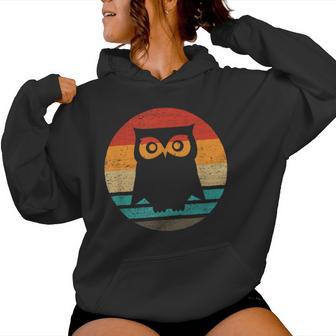 Owl Retro Styleintage Kapuzenpullover für Damen - Geschenkecke