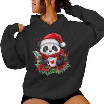 Panda Christmas Children Christmas Panda Kapuzenpullover für Damen - Geschenkecke