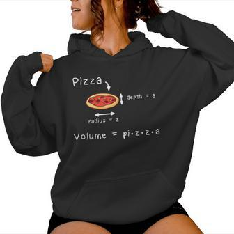 Pizza And Math Meme Math Teacher Kapuzenpullover für Damen - Geschenkecke