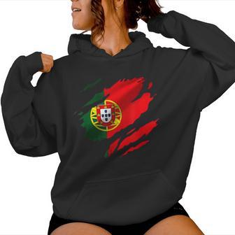 Portugal Portuguese Clothing Portugal Women's Kapuzenpullover für Damen - Seseable