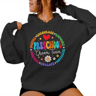 Preschool Dream Team Back To School Tour Teacher Students Women Hoodie - Thegiftio UK