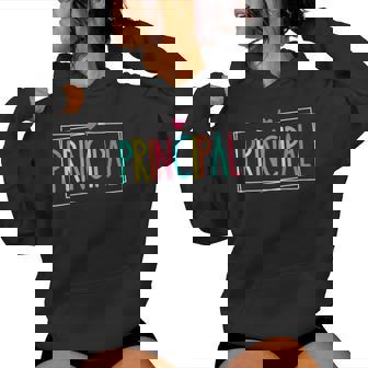 Principal This Principal Loves Her School Back To Women Hoodie - Thegiftio UK