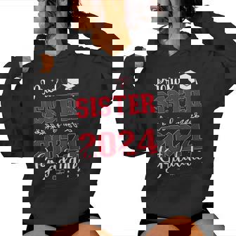 Proud Sister Of A Class Of 2024 Graduate For Graduation Women Hoodie | Seseable UK