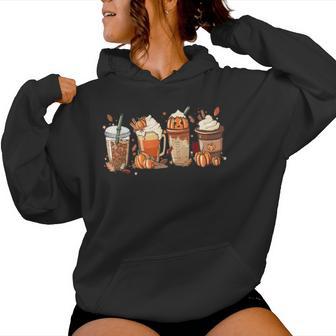 Pumpkin Spice Latte Fall Coffee Pumpkin SpiceThanksgiving Women Hoodie - Thegiftio UK