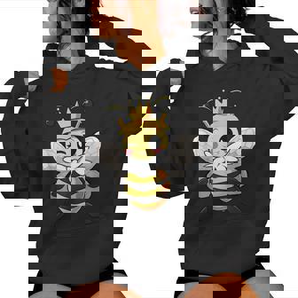 Queen Bee Cute Bees Honey Lover Queen Bee Girls Beekeeper Women Hoodie - Thegiftio