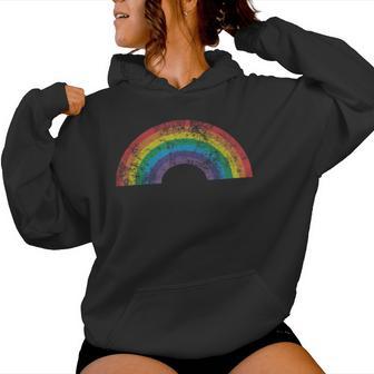 Rainbow Intage Retro 80S Style Girls S Kapuzenpullover für Damen - Geschenkecke