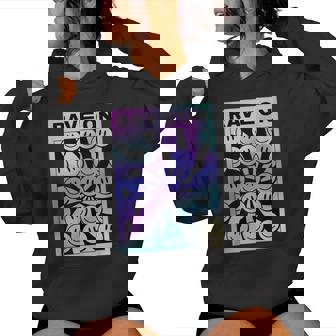 Rave On Social Media Emoticon Sarcastic Smile Faces Graphic Women Hoodie - Thegiftio