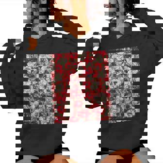 Red Poppy Summer Romantic Aquarelle Flower Women Hoodie - Monsterry