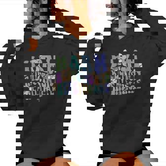 Retro Flower Harm Reduction Healthcare Overdose Awareness Women Hoodie | Mazezy