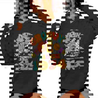 Retro Groovy Since 1974 Birthday 50 Years Old 50Th Birthday Women Hoodie - Seseable