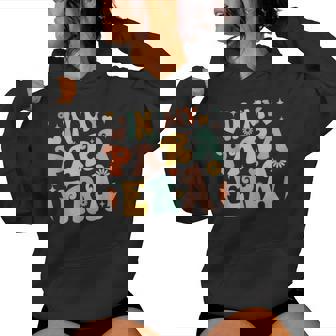 Retro Groovy In My Para Era Paraprofessional Paraeducator Women Hoodie | Mazezy