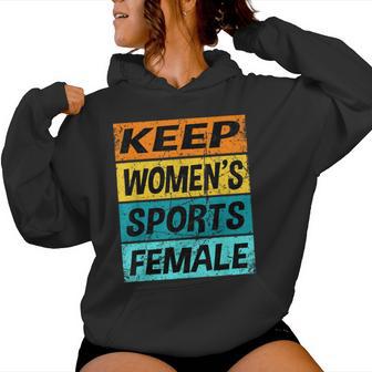 Retro Keep Sports Female Women Women Hoodie - Thegiftio UK