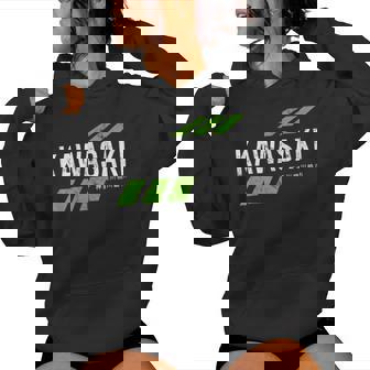 Retro Vintage Kawasaki Green City For Or Women Women Hoodie - Thegiftio