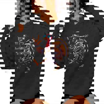 Rock N Roll Turkey Costume Thanksgiving Mens Women Hoodie - Thegiftio UK